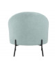 FAUTEUIL NOBLE TEDDY CURL BLACK PRESENT TIME