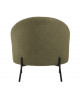 FAUTEUIL NOBLE TEDDY CURL BLACK PRESENT TIME