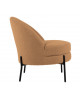 FAUTEUIL NOBLE TEDDY CURL BLACK PRESENT TIME