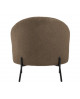 FAUTEUIL NOBLE TEDDY CURL BLACK PRESENT TIME