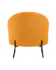 FAUTEUIL NOBLE TEDDY CURL BLACK PRESENT TIME