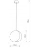 SUSPENSION WHEEL GOLD MIMAX LIGHTING