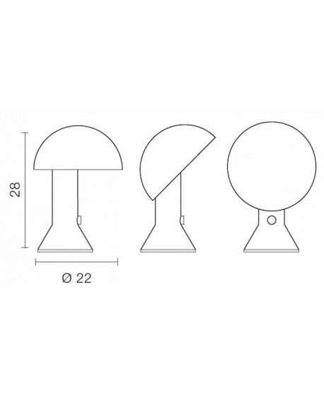 LAMPE ELMETTO MARTINELLI LUCE