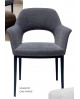 CHAISE MERCURE AVEC ACCOUDOIRS SO SKIN IDASY