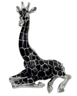 STATUETTE GIRAFE ASSISE SO SKIN IDASY
