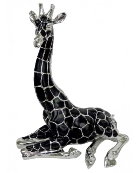 STATUETTE GIRAFE ASSISE SO SKIN IDASY