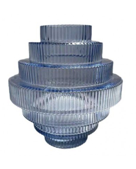 VASE EN VERRE MODERNE OVALE SOCADIS