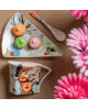 COFFRET 2 TASSES TRIANGLES 180ML + SS TASSES LOUI JOVER FRIDA KAHLO SOCADIS