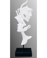 SCULPTURE COUPLE BLANC SOCADIS