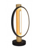LAMPE CERCLE LED EN BOIS ET ALUMINIUM SOCADIS