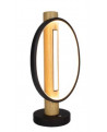 LAMPE CERCLE LED EN BOIS ET ALUMINIUM SOCADIS