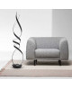 LAMPADAIRE NOIR RUBAN 2 CORNES SOCADIS