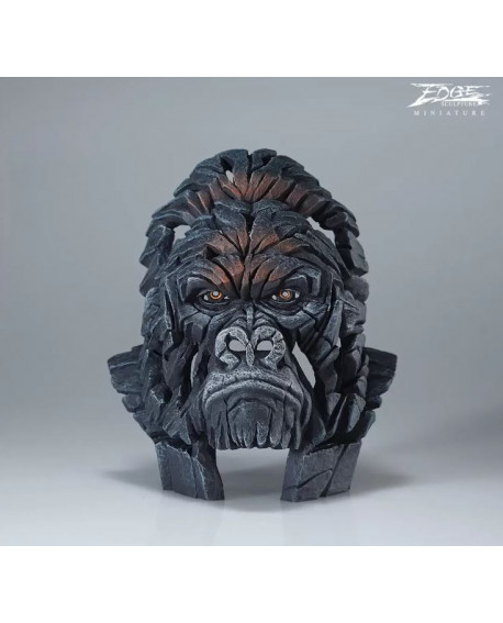 GORILLA BUST MINIATURE (TEAL) BY EDGE SCULPTURE