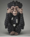 BÉBÉ CHIMPANZÉ SEE NO EVIL BY EDGE SCULPTURE