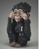 BÉBÉ CHIMPANZÉ SEE NO EVIL BY EDGE SCULPTURE