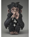 BÉBÉ CHIMPANZÉ SPEAK NO EVIL BY EDGE SCULPTURE