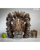 LION BUST MINIATURE SAVANNAH BY EDGE SCULPTURE