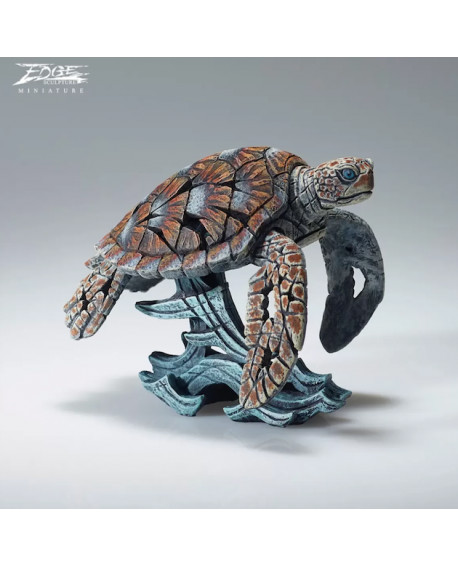 SEA TURTLE BUST MINIATURE BY EDGE SCULPTURE
