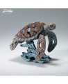 SEA TURTLE BUST MINIATURE BY EDGE SCULPTURE