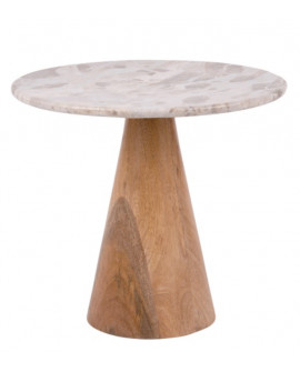 TABLE BASSE FORCE WIDE MARBLE PRESENT TIME