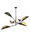 SUSPENSION MÉTAL NOIR ET OR 6L LX-F