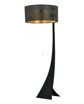LAMPADAIRE MÉTAL NOIR ET OR LX-F