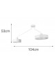 PLAFONNIER GENIS 2L MIMAX LIGHTING