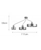 PLAFONNIER GENIS 3L MIMAX LIGHTING