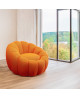 FAUTEUIL PIVOTANT PEPPO BLOOM ORANGE KARE DESIGN