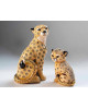 STATUETTE BEBE GUEPARD DE ROSA