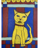 CADRE SOUS VERRE PATCHWORK LORADO 70 x 70 cm
