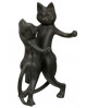 FIGURINE CHAT NOIR GILDE