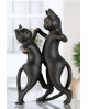 FIGURINE CHAT NOIR GILDE