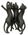 FIGURINE CHAT NOIR GILDE