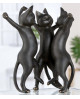 FIGURINE CHAT NOIR GILDE