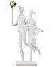 SCULPTURE COUPLE BALLONS GILDE