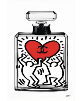 TABLEAU K. HARING NEW LOVE CM CREATION
