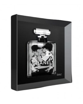 VITRINE RELIEF LOVE HOMMAGE À BANKSY CM CREATION