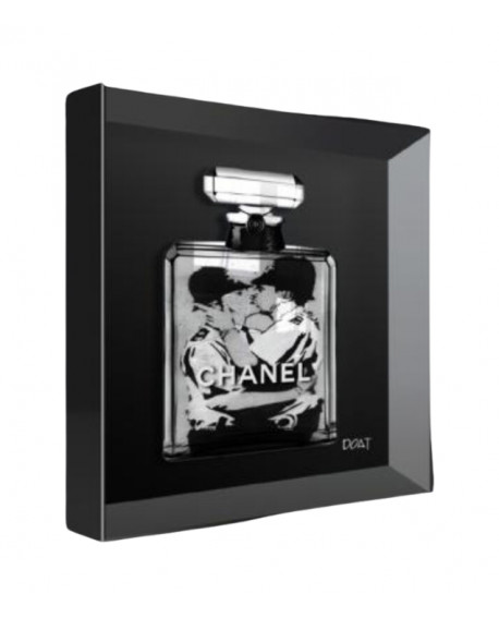 VITRINE RELIEF LOVE HOMMAGE À BANKSY CM CREATION