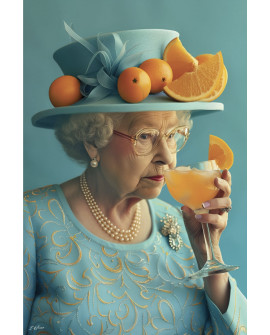 TABLEAU QUEEN ELIZABETH ORANGE CM CREATION