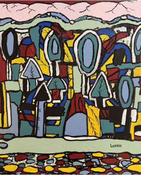TOILE ANNETTE LORADO 46 x 55 cm
