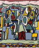 PEINTURE SUR BOIS LORADO 46 x 54 cm