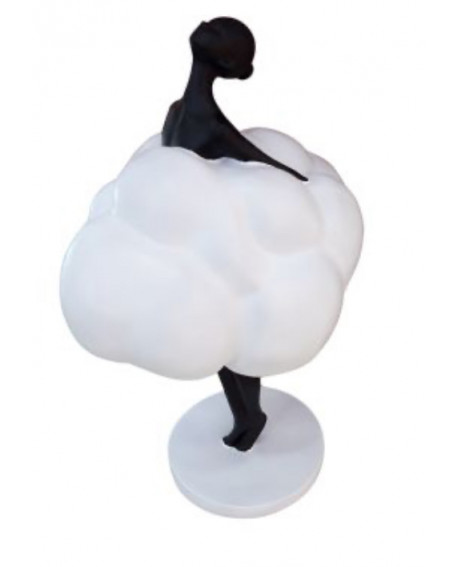 SCULPTURE FEMME LA TÊTE DANS LES NUAGES SOCADIS