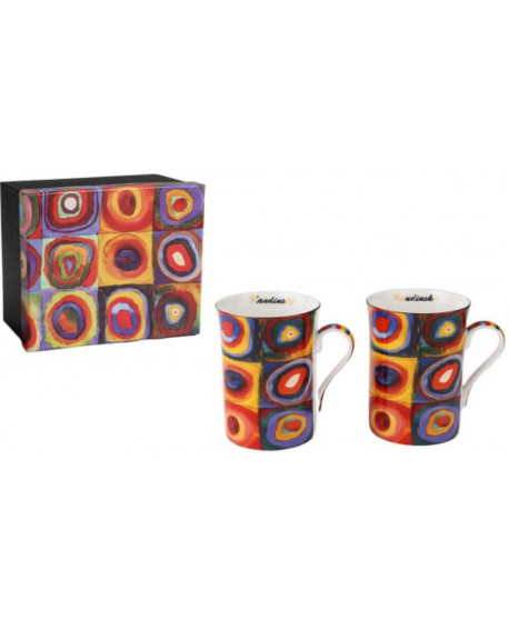 ENSEMBLE 2 MUGS KANDINSKY SOCADIS