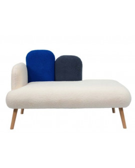 CANAPÉ ELLIPSE CAMAIEU BLEU SOCADIS