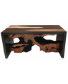 TABLE BASSE RACINE DE TECK/BOIS DE SUAR SOCADIS