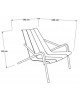 FAUTEUIL LOUNGE EMPILABLE FLEOLE SOCADIS
