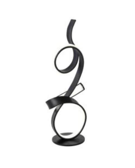 LAMPE NOIRE DOUBLE BOUCLE SOCADIS