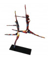 SCULPTURE COUPLE DANSEUR "PIGMENT" SOCADIS