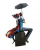 SCULPTURE COUPLE PARAPLUIE "PIGMENT" SOCADIS